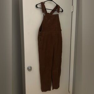 Forever 21 Brown Corduroy Jumpsuit